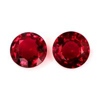 4.43 Ct.Tw.Total Carat Weight Ruby Pair from Mozambique Video