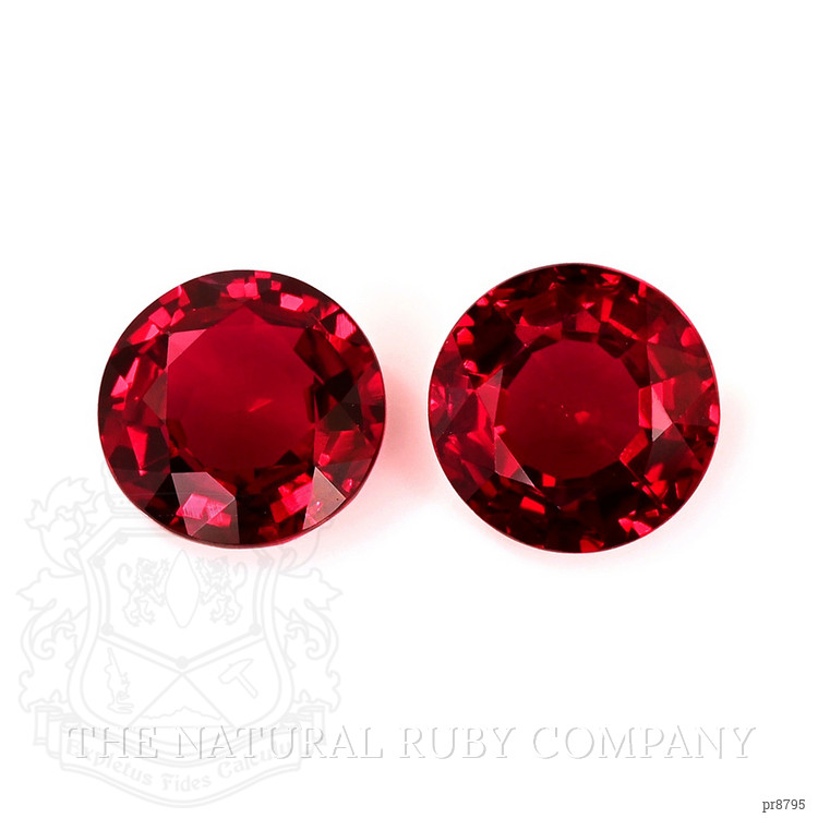 4.43 Ct.Tw. Ruby Pair from Mozambique