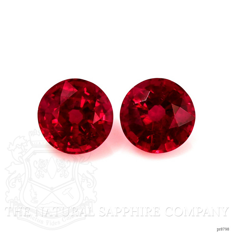 1.29 Ct.Tw. Ruby Pair from Mozambique