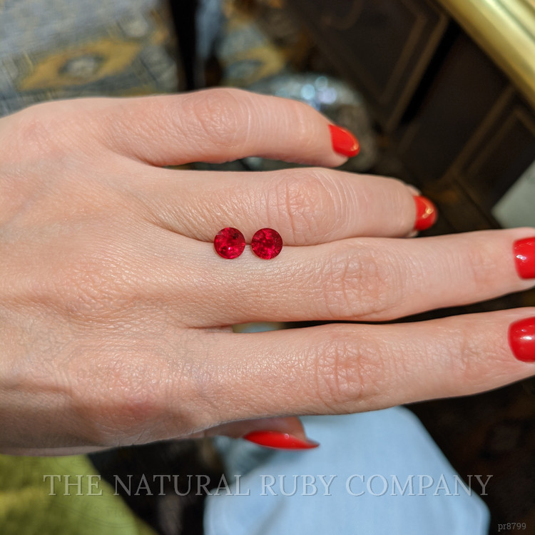 1.63 Ct.Tw. Ruby Pair from Mozambique