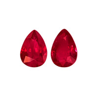 1.96 Ct.Tw.Total Carat Weight Ruby Pair from Mozambique Video
