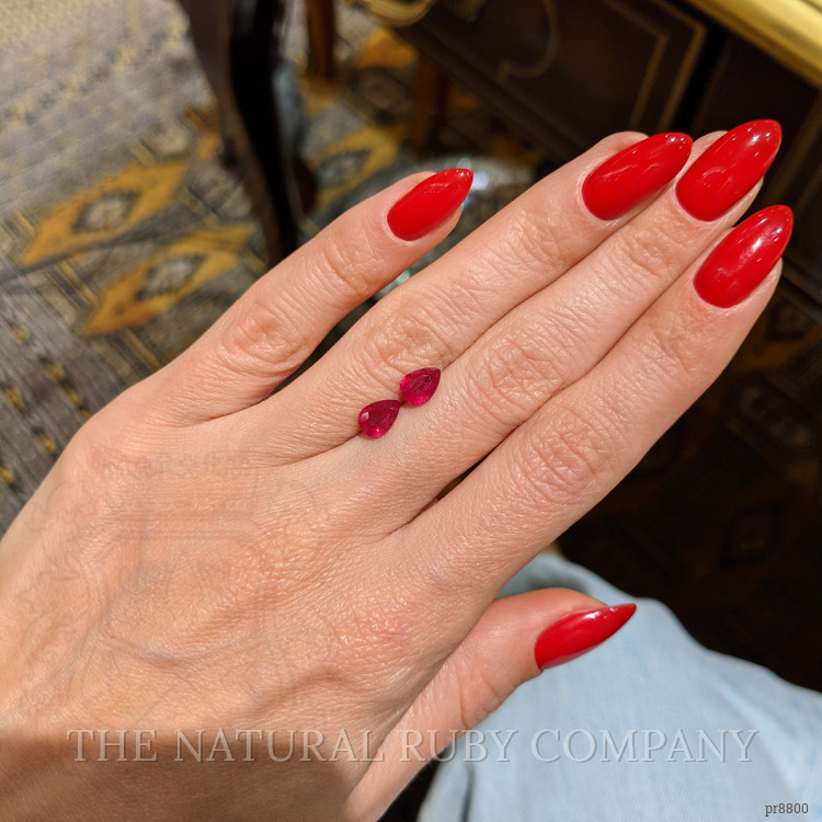 1.96 Ct.Tw. Ruby Pair from Mozambique