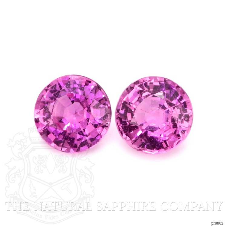 1.43 Ct.Tw. Pink Sapphire Pair from Ceylon (Sri Lanka)