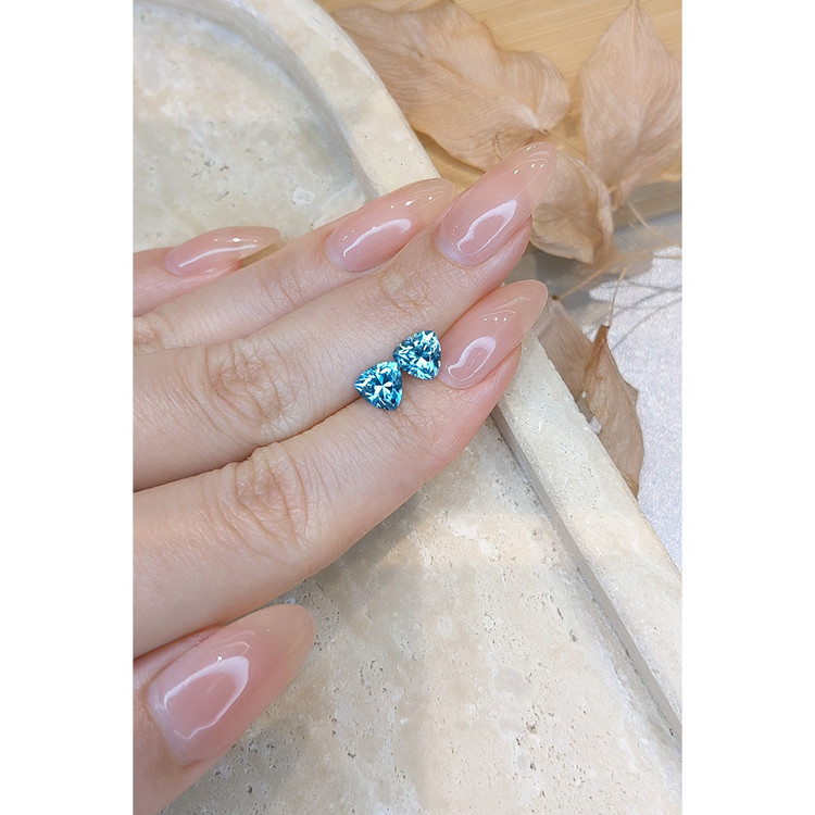 3.18 Ct.Tw. Zircon Pair from Malawi