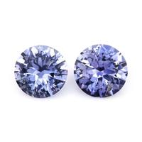 1.69&nbsp;Ct.Tw.Total Carat Weight Purplish Blue Sapphire Pair from Ceylon (Sri Lanka) Video