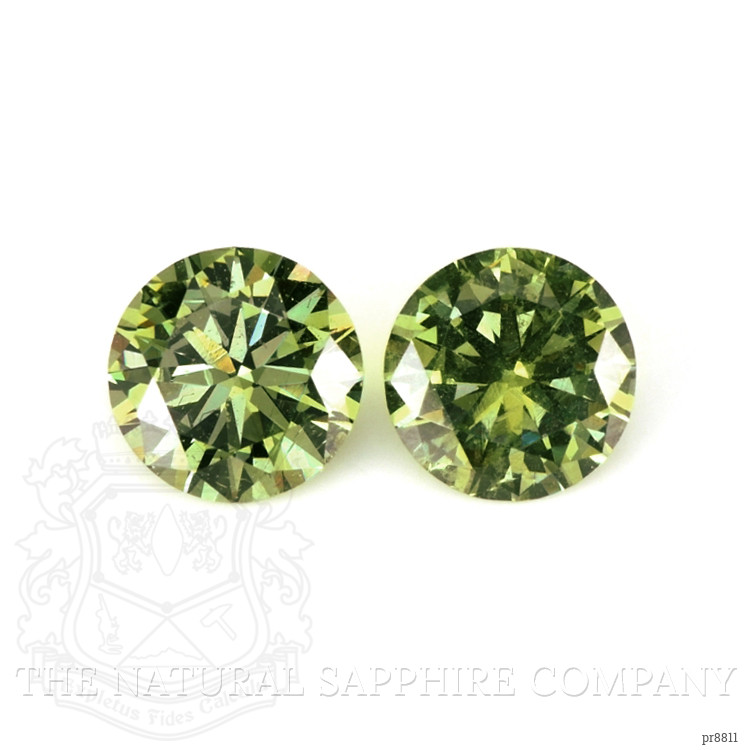 1.50 Ct.Tw. Demantoid Garnet Pair