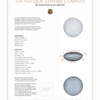 3.49&nbsp;Ct.Tw.Total Carat Weight Green Cabochon Sapphire Pair from Montana 3 D Scan Report