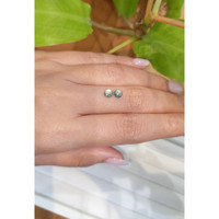 1.61&nbsp;Ct.Tw.Total Carat Weight Bluish Green Cabochon Sapphire Pair from Montana Life Style