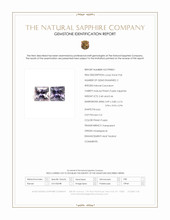0.86 Ct.Tw.Total Carat Weight Pinkish Purple Sapphire Pair from Madagascar Scan Report