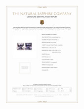 0.86 Ct.Tw.Total Carat Weight Sapphire Pair from Madagascar Scan Report