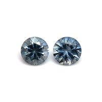 0.91 Ct.Tw.Total Carat Weight Sapphire Pair from Montana Video