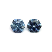 1.00 Ct.Tw.Total Carat Weight Sapphire Pair from Montana Video