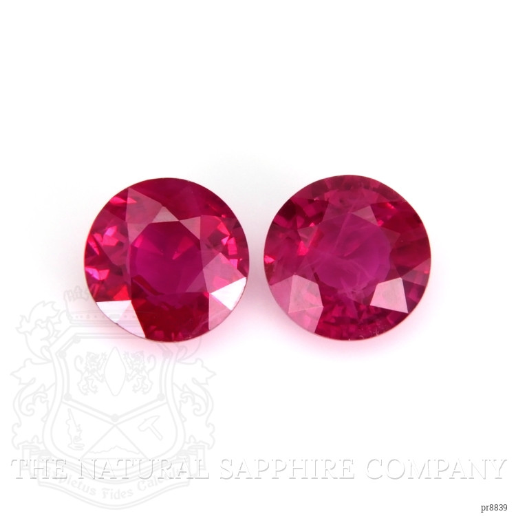 1.06 Ct.Tw. Ruby Pair from Mozambique