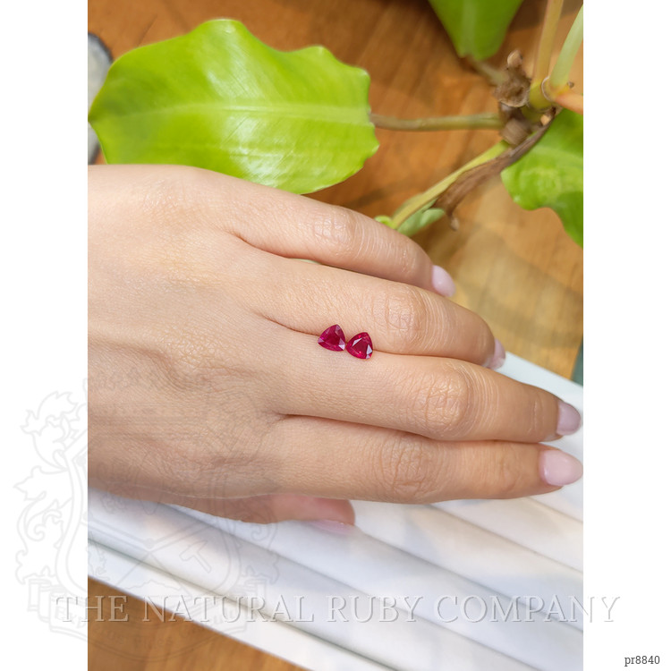 1.40 Ct.Tw. Ruby Pair from Mozambique