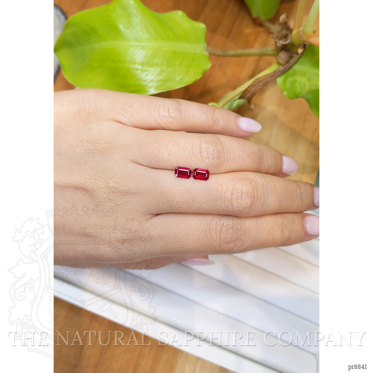 1.17 Ct.Tw. Ruby Pair from Mozambique