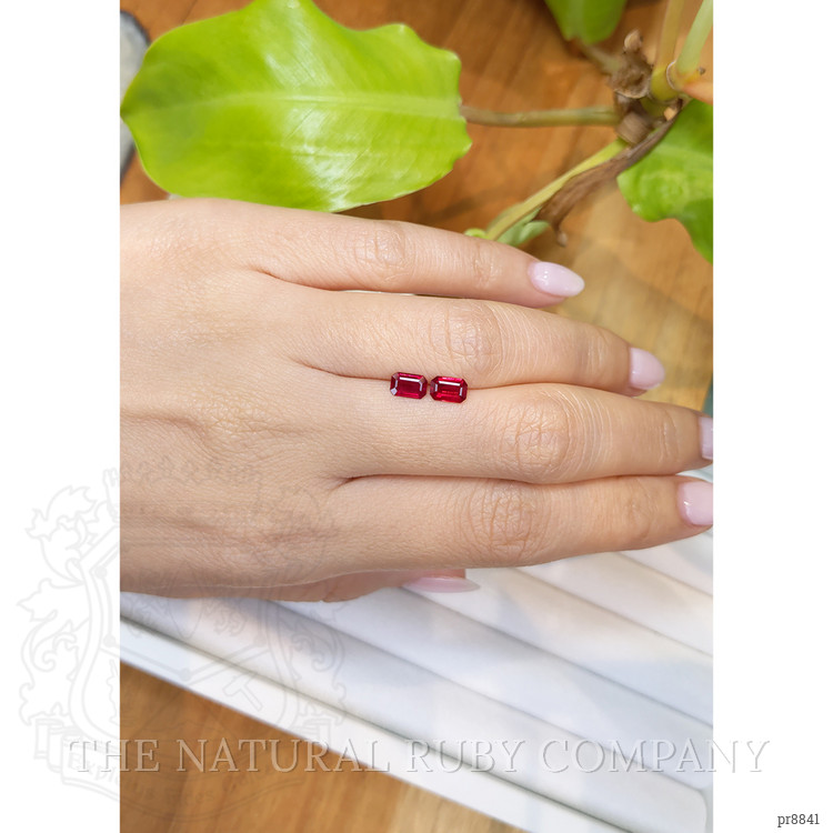 1.17 Ct.Tw. Ruby Pair from Mozambique