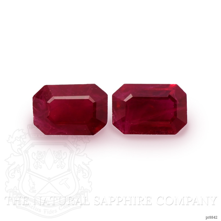1.12 Ct.Tw. Ruby Pair from Mozambique