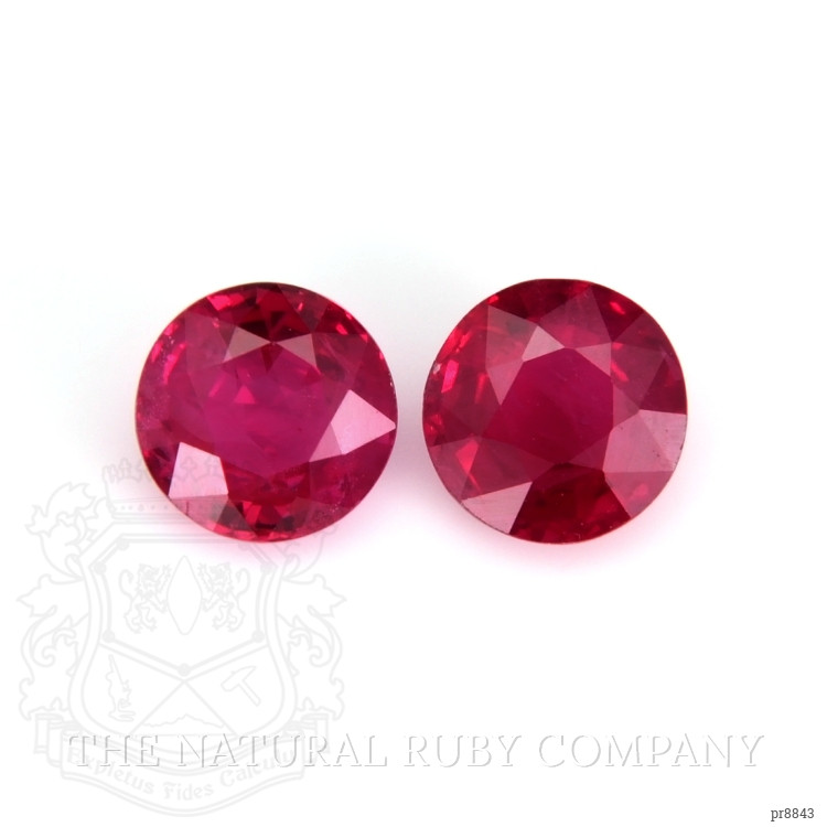0.96 Ct.Tw. Ruby Pair from Mozambique