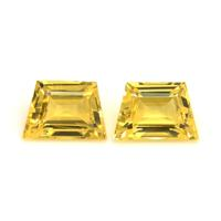 2.51&nbsp;Ct.Tw.Total Carat Weight Yellow Sapphire Pair from Ceylon (Sri Lanka) Video