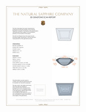 2.51&nbsp;Ct.Tw.Total Carat Weight Yellow Sapphire Pair from Ceylon (Sri Lanka) 3 D Scan Report