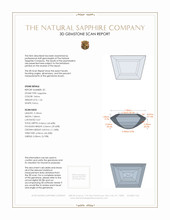 2.51&nbsp;Ct.Tw.Total Carat Weight Yellow Sapphire Pair from Ceylon (Sri Lanka) 3 D Scan Report