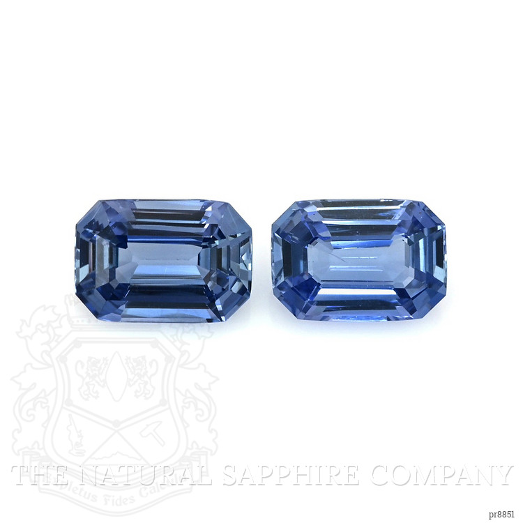 2.07 Ct.Tw. Blue Sapphire Pair from Ceylon (Sri Lanka)