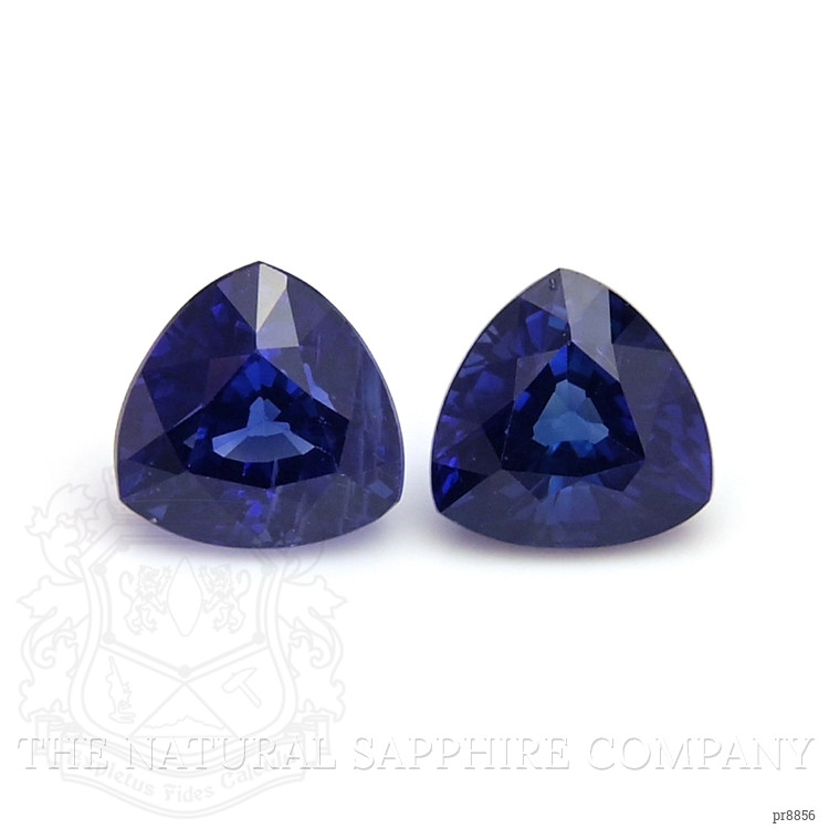 2.46 Ct.Tw. Blue Sapphire Pair from Ceylon (Sri Lanka)