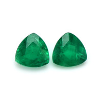 1.01 Ct.Tw.Total Carat Weight Emerald Pair from Zambia Video