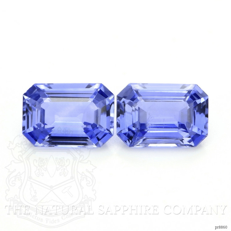 2.11 Ct.Tw. Blue Sapphire Pair from Ceylon (Sri Lanka)