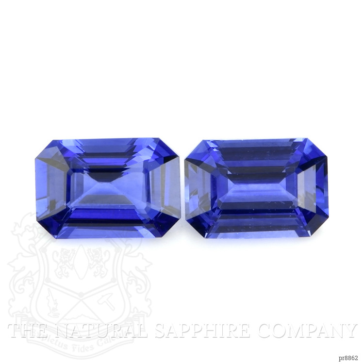 2.19 Ct.Tw. Blue Sapphire Pair from Ceylon (Sri Lanka)