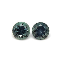 0.72 Ct.Tw.Total Carat Weight Sapphire Pair from Montana Video