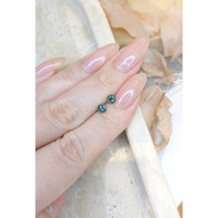 0.72&nbsp;Ct.Tw.Total Carat Weight Bluish Green Sapphire Pair from Montana Life Style