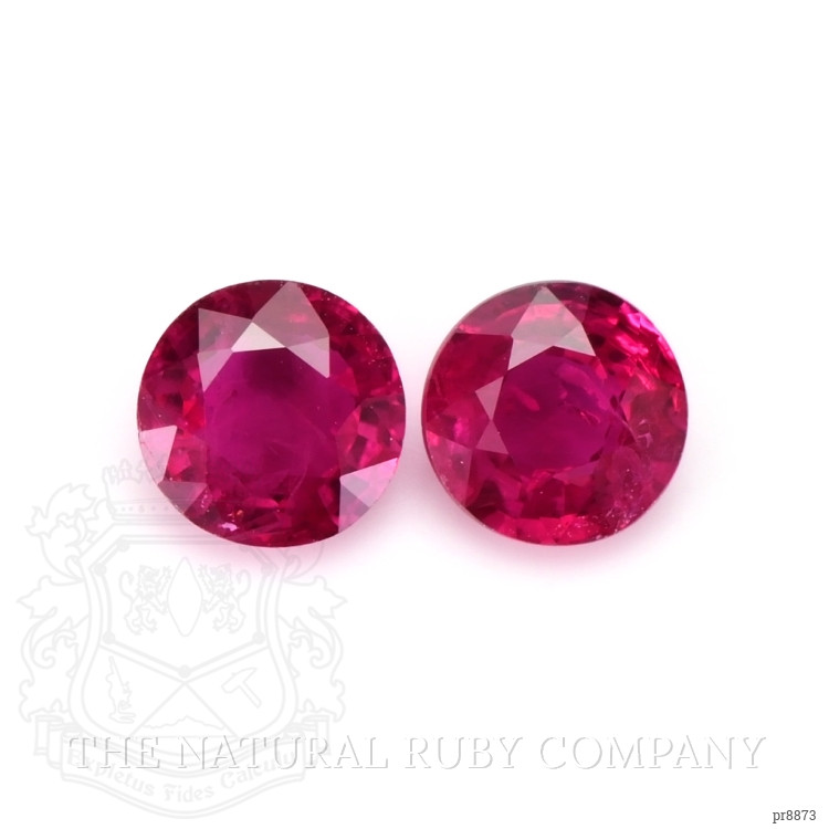 1.00 Ct.Tw. Ruby Pair from Mozambique