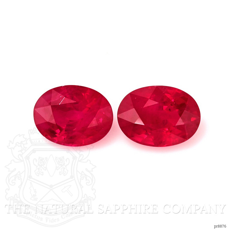 3.23 Ct.Tw. Ruby Pair from Mozambique