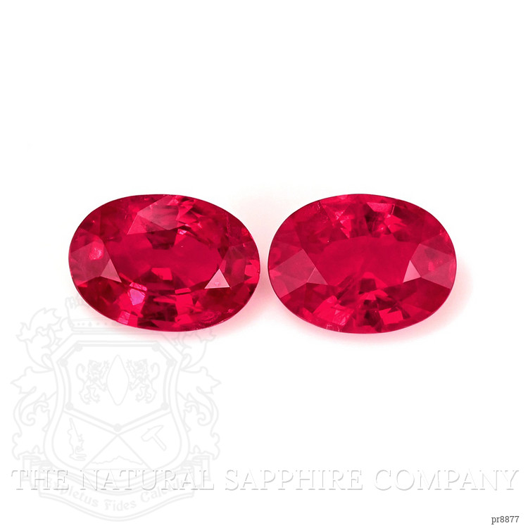 3.02 Ct.Tw. Ruby Pair from Mozambique
