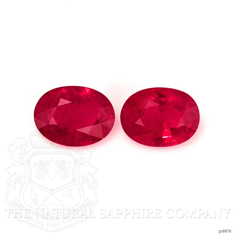 2.48 Ct.Tw. Ruby Pair from Mozambique