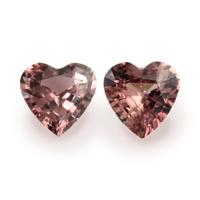 0.91&nbsp;Ct.Tw.Total Carat Weight Reddish Pink Sapphire Pair from Madagascar Video