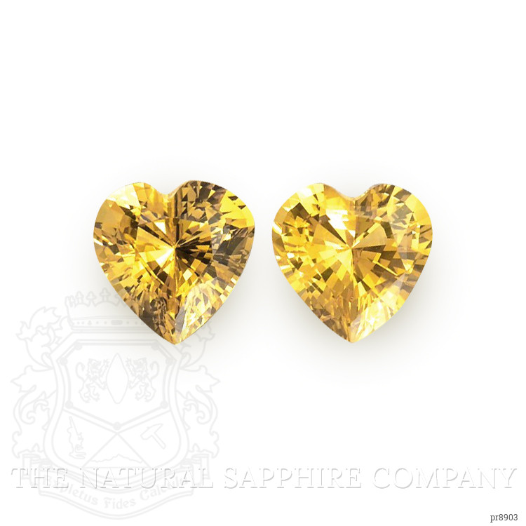 1.06 Ct.Tw. Yellow Sapphire Pair from Ceylon (Sri Lanka)