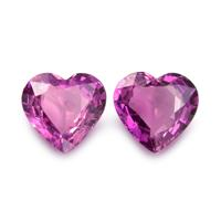 3.68&nbsp;Ct.Tw.Total Carat Weight Purple Sapphire Pair from Ceylon (Sri Lanka) Video