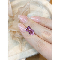 3.68&nbsp;Ct.Tw.Total Carat Weight Purple Sapphire Pair from Ceylon (Sri Lanka) Life Style