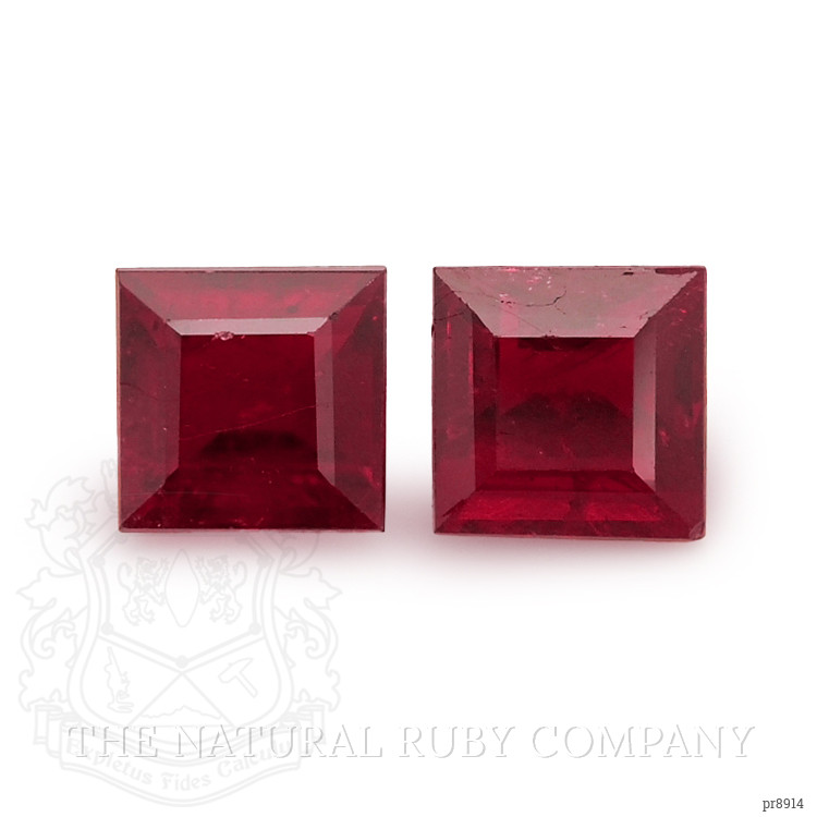 2.56 Ct.Tw. Ruby Pair from Mozambique