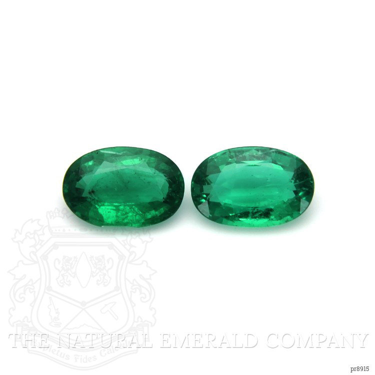 2.06 Ct.Tw. Emerald Pair from Zambia