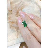 2.06 Ct.Tw.Total Carat Weight Emerald Pair from Zambia Life Style
