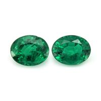 3.12 Ct.Tw.Total Carat Weight Emerald Pair from Zambia Video