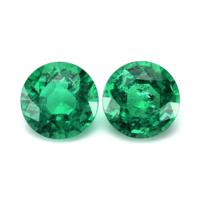 3.42 Ct.Tw.Total Carat Weight Emerald Pair from Zambia Video