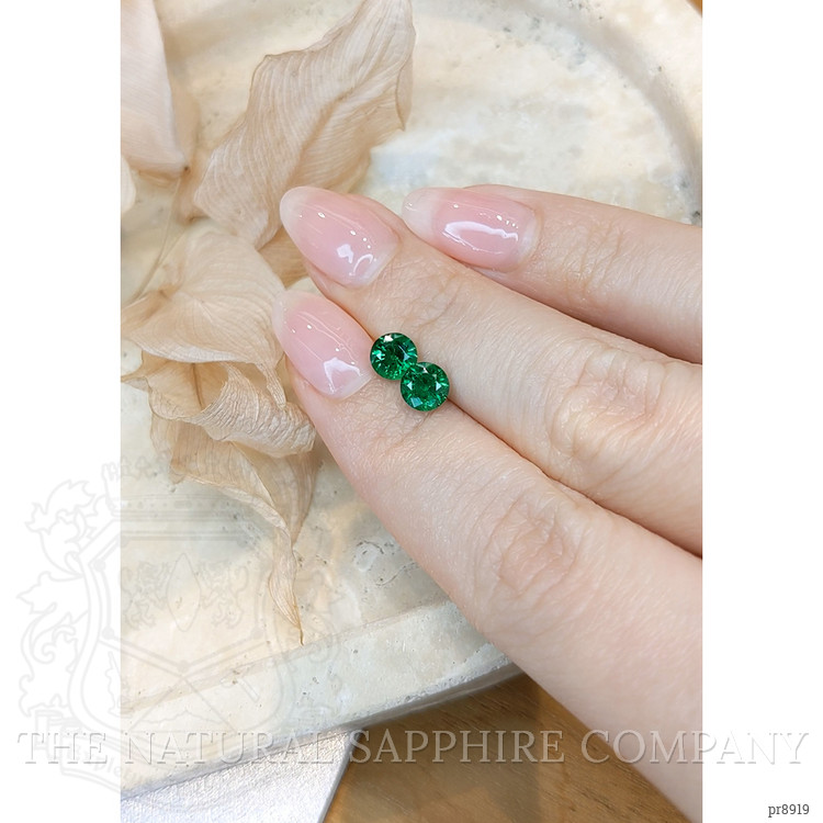 1.42 Ct.Tw. Emerald Pair from Zambia