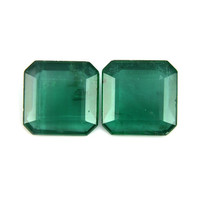 14.30 Ct.Tw.Total Carat Weight Emerald Pair from Zambia Video