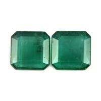 14.30 Ct.Tw.Total Carat Weight Emerald Pair from Zambia Video