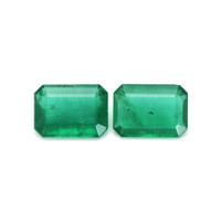 11.27 Ct.Tw.Total Carat Weight Emerald Pair from Zambia Video