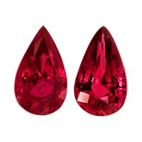 3.07 Ct.Tw.Total Carat Weight Ruby Pair from Mozambique Video
